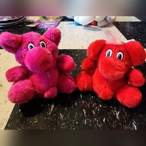 Kolorkins Finger Puppets x2 Pink and Red